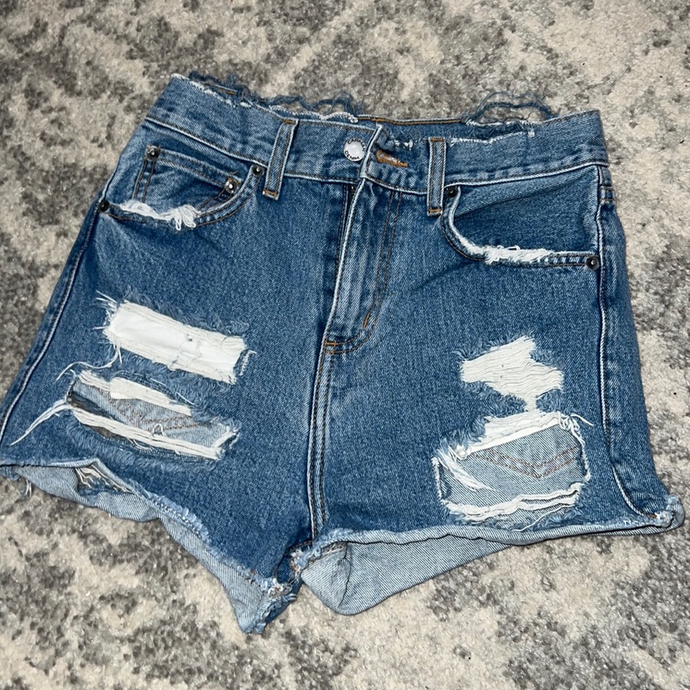 Carmar Distressed Denim Shorts